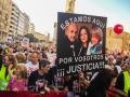 Imagen de algunas pancartas de la última manifestación contra Mazón por su gestión de la dana en Valencia