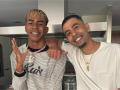 Lamine Yamal junto a su padre, Mounir Nasraoui