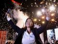 FOTODELDÍA AME3854. TRUJILLO (PERÚ), 30/10/2025.- Keiko Fujimori, hija y heredera política del expresidente peruano Alberto Fujimori (1990-2000), anunció su candidatura a la Presidencia de Perú por cuarta vez en su trayectoria política este jueves, en Trujillo (Perú). EFE/ Iván Orbegoso