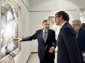 Visita a la exposición de Fernando Soria en el Palacio Provincial