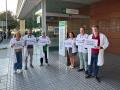 Concentración de Satse reclamando más fisios en Córdoba