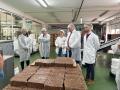 El consejero de Agricultura, Ganadería y Desarrollo Rural, Julián Martínez Lizán, visita la empresa Dulces y Turrones San Andrés