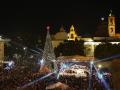 Encendido de las luces de Navidad en la ciudad palestina de Belén