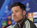 Xabi Alonso, durante la rueda de prensa previa al entrenamiento del Real Madrid