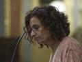 La vicepresidenta María Jesús Montero, en el Pleno de este jueves