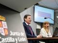 El portavoz de la Junta y consejero de Economía y Hacienda, Carlos Fernández Carriedo, presenta la Contabilidad Regional de Catilla y León, correspondiente al tercer trimestre de 2025