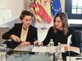 Imagen de la presidenta de la Autoridad Portuaria de Valencia Mar Chao y de la alcaldesa de Valencia María José Catalá.