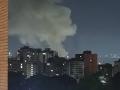 Imagen de lso bombardeos en Caracas