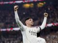Fede Valverde celebra su gol en las semifinales de la Supercopa de España