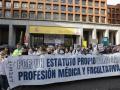 Manifestación por un estatuto propio en el marco de las dos jornadas de huelga