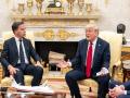 Mark Rutte y Donald Trump, en una reunión en la Casa Blanca del pasado mes de julio
