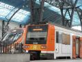 Trenes sin servicio en la Estación de Francia de Barcelona, este miércoles