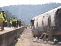 Imagen de uno de los vagones accidentados