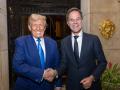 El presidente de Estados Unidos, Donald Trump, y el secretario general de la OTAN, Mark Rutte en una foto de archivo