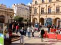 Imagen de la Fan Zone de la Supercopa de España en la Plaza Mayor de Castellón de la Plana