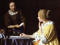 Dama con criada y carta (1667) de Vermeer