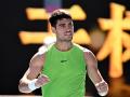(Foto de ARCHIVO)
21 January 2026, Australia, Melbourne: Carlos Alcaraz of Spain celebrates match point during the Mens 2nd round match against Yannick Hanfmann of Germany on day 4 of the 2026 Australian Open tennis tournament at Melbourne Park in Melbourne. Photo: James Ross/AAP/dpa

21/1/2026 ONLY FOR USE IN SPAIN