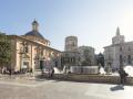 Imagen de la Plaza de la Virgen de Valencia