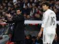 El entrenador del Real Madrid Álvaro Arbeloa durante un partido
