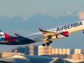 Imagen de un avión de Air Serbia