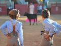 Dos alumnos de la Escuela de Tauromaquia de Salamanca, en una imagen de archivo