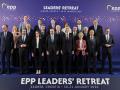 Los líderes del PPE posan para una foto familiar durante una reunión informal de dos días de líderes del Partido Popular Europeo (PPE), el mayor grupo político de Europa, en Zagreb