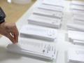 Papeletas en un colegio electoral de Zaragoza