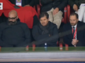 Mateu Alemany en el palco viendo el Atlético de Madrid - Real Betis