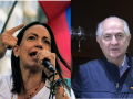 María Corina Machado y Antonio Ledezma, opositores venezolanos