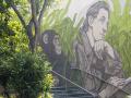 Mural de Jane Goodall en BIOPARC Valencia
