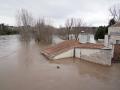 Inundaciones en Tudela de Duero por la subida de nivel del Río Duero