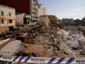 Imagen de los efectos de la dana en el Barranco del Poyo a su paso por la localidad valenciana de Paiporta