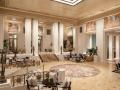 El espectacular 'lobby' del hotel Waldorf Astoria de Nueva York