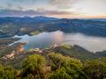 Vista de la presa del embalse de Sau, en el río Ter, Gerona