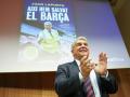 Joan Laporta, durante la presentación de su libro
