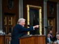 US President Donald Trump delivers the first State of the Union address of his second term to a joint session of Congress in the House Chamber of the United States Capitol in Washington, DC, on February 24, 2026. (Photo by Kenny HOLSTON / POOL / AFP)