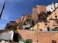 Obras de los remontes mecánicos de Cuenca