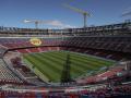 Imagen reciente de las obras del Camp Nou