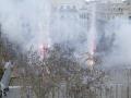 Imagen de una mascletà en la Plaza del Ayuntamiento de Valencia
