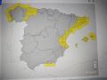 Imagen del mapa de a avisos de la Aemet para este jueves 5 de marzo