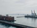 Barcos mercantes en el Puerto de Málaga