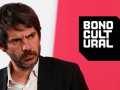 Montaje de Urtasun y el logo del Bono Cultural