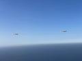 Dos aviones SU-24D Fencer de la Fuerza Aérea Rusa interceptados que volaban en el espacio aéreo internacional cerca de las fronteras de la OTAN