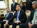 El vicepresidente de EE.UU. J.D. Vance y el secretario de Estado Marco Rubio en el Despacho Oval