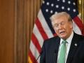 US President Donald Trump speaks during a Friends of Ireland luncheon on Capitol Hill in Washington, DC on March 17, 2026. (Photo by Jim WATSON / AFP)