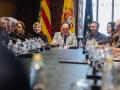 Imagen de la reunión celebrada este lunes en la Generalitat