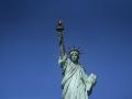Estatua de la Libertad, Nueva York, desde el río Hudson