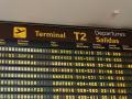 Panel de un aeropuerto