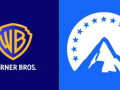 Collage de las los logos de Warner y Paramout