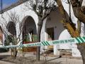 Vivienda en Matamala de Almazán acordonada por la Guardia Civil